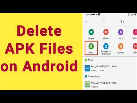 how to delete apk files.